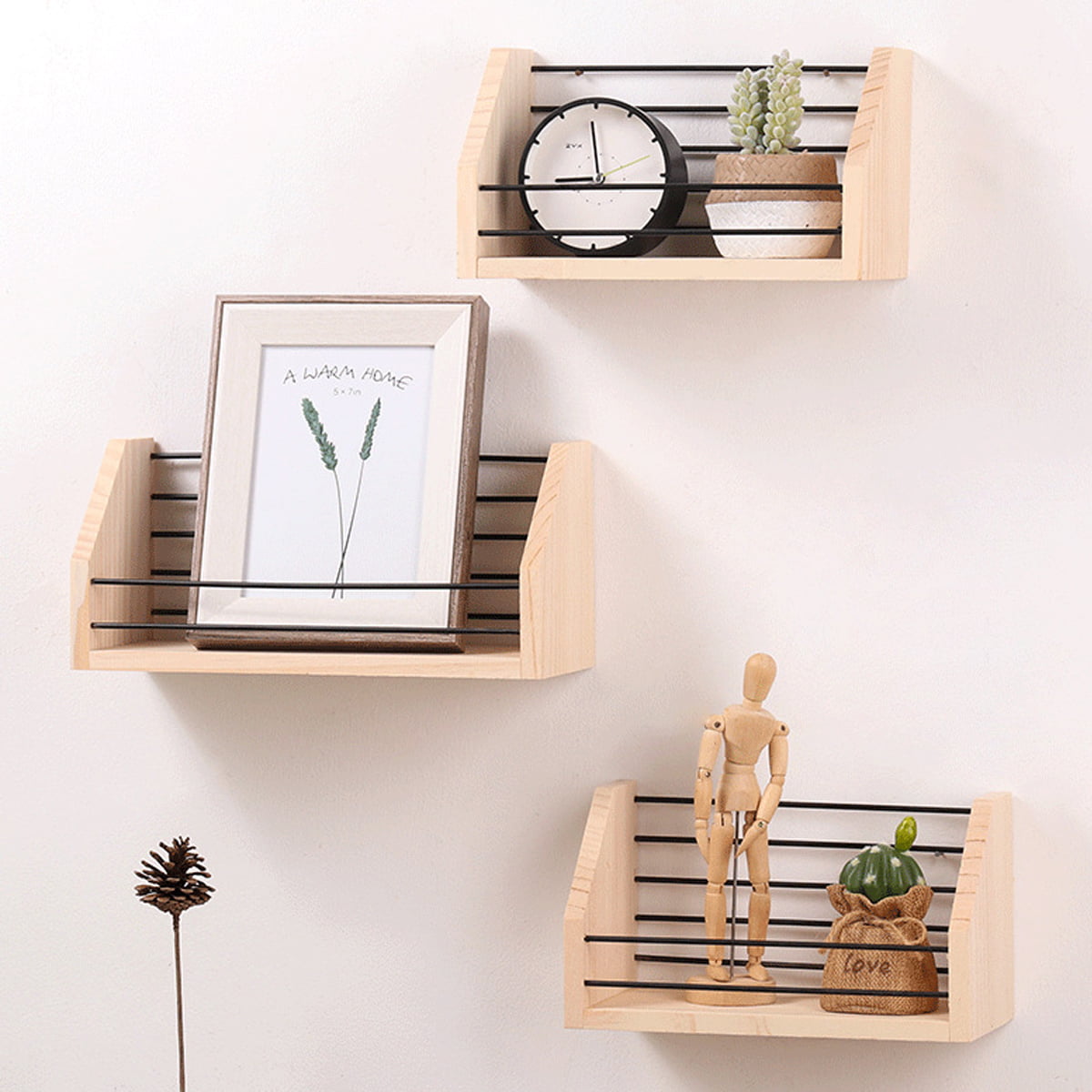 Floating Shelves Wall Mounted 1pc, Small Floating Shelves