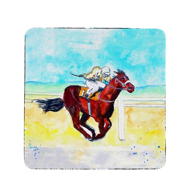 Betsy Drake CT650 sous-Verre Cheval Aéroporté - Ensemble de 4