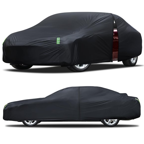 Funda de coche Qualencey, impermeable para todo tipo de clima, tamaño A4, sedán, 5,05-5,28 m