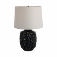 thumbnail image 2 of Sagebrook Home 25" Navy Blue Coastal Discs Table Lamp, Ceramic and Linen, 2 of 6