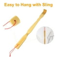 thumbnail image 6 of 3pcs Bamboo Back Scratchers, TSV Traditional Finger Body Relaxation Massager for Scratching Itches, 6 of 9