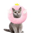thumbnail image 3 of Paquete de 2-6 lindos collares para gatos después de la cirugía Protector Collar isabelino 2 piezas, 3 of 4