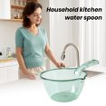 thumbnail image 2 of LCXmlly Durable Water Dipper Non Slip Clear Water Spoon Long Handle Ladle Plastic Dipper Scoop Kitchen Bathroom, 2 of 6