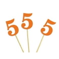 thumbnail image 2 of Darling Souvenir, Number 5 Birthday Year Cupcake Toppers, Birthday/ Anniversary Party Dessert Decorations - Pack Of 20, 2 of 3