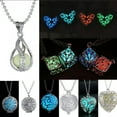 thumbnail image 5 of GKNET Luminous Natural Stone Pendant Necklace Glow In the Dark Women Men Delicate Jewelry Gift-Waterdrop, 5 of 9