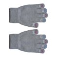 thumbnail image 3 of Guantes de Invierno Yinane Térmicos Elásticos con Pantalla Táctil Gris, 3 of 8