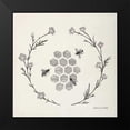 thumbnail image 2 of Miller, Sara Zieve 20x20 Black Modern Framed Museum Art Print Titled - Happy to Bee Home III Neutral, 2 of 5