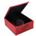 thumbnail image 2 of Koszal Retro Linen Wooden Buckle Jewelry Gift Box Ring Bracelet Bead Storage Container, 2 of 7