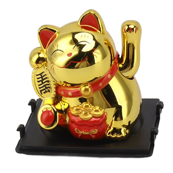 Cat Statue,2 Inch Lucky Fortune Inch Fortune Cat Waving Lucky Fortune Cat High-End Performance