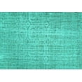 thumbnail image 1 of Ahgly Company Indoor Rectangle Abstract Turquoise Blue Contemporary Area Rugs, 8' x 10', 1 of 4