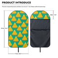 thumbnail image 7 of Uourmeti 1 Pack Car Seat Towel Cover Easy Install, Compatible with Van Truck Bucket Seat Car Interior Terry Cloth Pineapple Slice Theme, 7 of 7