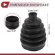thumbnail image 4 of Kit de bota de junta CV exterior Unique Bargains No.44018SNEA01 con abrazaderas para Honda Civic 2017-2021, 4 of 7