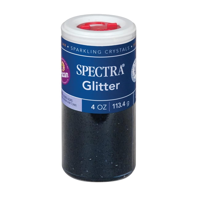 Spectra Arts & Crafts Paillettes, Noir, 4 oz, 1 Pot