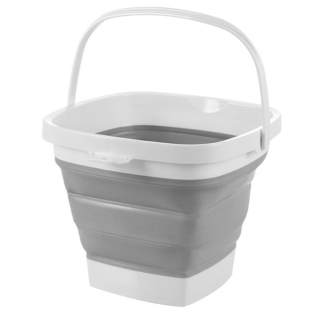 Portable Collapsible Bucket Water Basin Container for Fishing Hiking Backpacking Camping Outdoor Survival Car Washing