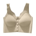 thumbnail image 6 of Bixock Jelly Front Closure Wireless Bras for Women Seamless Push Up Bras Breathable Lingerie Wear with Side Support for Casual Daily Indoor Wear, 6 of 8