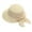 Beige, variant on Clearance! Fdelink Summer Hats for Women Wide Bongrace Women Straw Beach Hat Little Girl Sun Cap Foldable Ladies Hats Sun Hats (Beige)