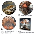 thumbnail image 3 of Designart "Surreal Pastel Serenity Of Mums" Mums Canvas Prints, 3 of 7