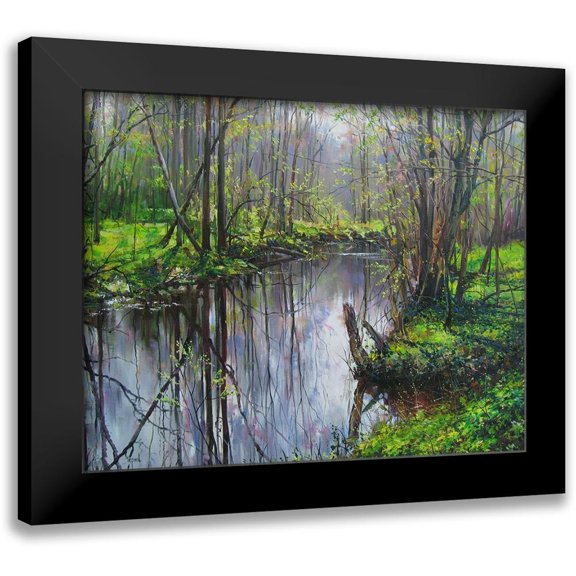 Cernov, Ivan 14x12 Black Modern Framed Museum Art Print Titled - Smile of Spring