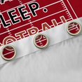thumbnail image 4 of Erosebridal Teens Eat Sleep Baseball Blackout Curtains Set of 2 (52x84 Each),Sport Gamer Window Curtains for Kids Boys Girls,Breathable Home Decor, 4 of 6
