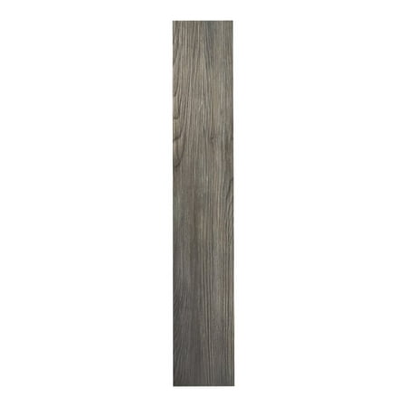 Sterling Silver Spruce 6x36 2.0mm Self Adhesive Vinyl Floor Planks - 10 Planks/15 sq. ft.