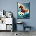 thumbnail image 7 of Diamond Art Kit for Adults, Vibrant Horse Ocean Waves Diamond Painting for Adults Beginners, 5D DIY Diamond Art Painting Kits, Colorful Diamond Painting Craft for Home Decor 12x16, 7 of 7