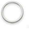 thumbnail image 2 of Solid 14k White Gold 1.7mm Milgrain Stackable Band Size 4.5 - Ring Size 4.5, 2 of 5