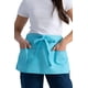 thumbnail image 4 of Delantal Chef Works unisex con cintura turquesa y bolsillos, 4 of 5