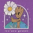 thumbnail image 2 of Girl's Guardians of the Galaxy We Are Groot  Graphic Tee Purple Berry Small, 2 of 4
