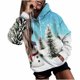 thumbnail image 1 of Suéter de cuello redondo con estampado 3D de manga larga para hombres y mujeres Suéter con capucha informal con elementos navideños Pompotops  FGAJ18375, 1 of 7