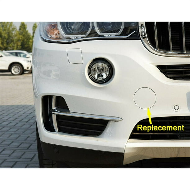 Yassdwbn Front Bumper Hole Cover Tow Eye Cap For BMW X5 2014 2018