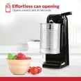thumbnail image 5 of Holstein Housewares Electric Automatic Can Opener with Auto Shutoff, Push Down Lever to Easily Opens All Standard-Size and Pop-Top Cans, Black, 5 of 7