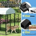 Heavy Duty Dog Kennel Outdoor, 8x4x6 FT Dog Cage for Large Dogs, Heavy