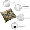 thumbnail image 6 of nygtbtfer  Flowers and Birds Throw Pillow Cushion CoversArt Nouveau Style Vintage Old Retro Style Decorative Square Accent Pillow Case  White, 6 of 7