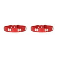 thumbnail image 4 of kurtrusly Collier pour Chat en PU Durable et Confortable, Rouge 1.5*30cm 2Ensemble, 4 of 6