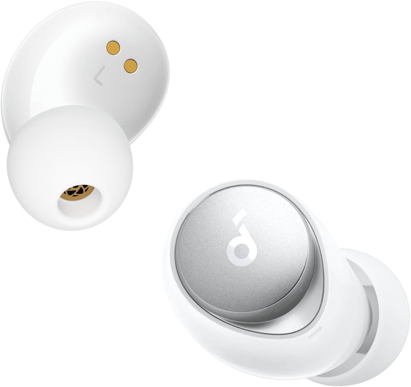 Soundcore by Anker Space A40 Adaptive Active Noise Cancelling Wireless Earbuds, White