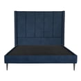 thumbnail image 3 of Box Base Cama Slim + Cabecera Queen Size Dicasa Nizza Azul, 3 of 8
