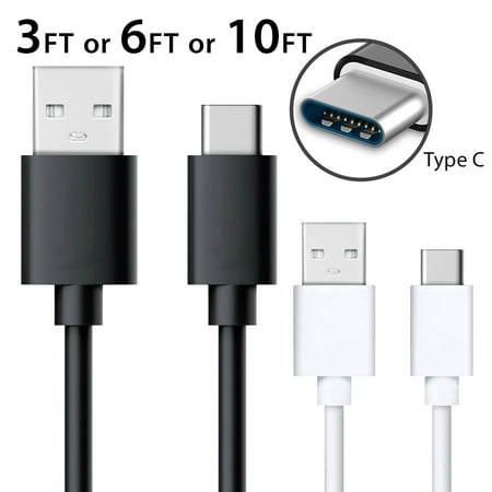 Afflux USB Type C Fast Charging Cable 10FT USB-C Type-C 3.1 Data Sync Charger Cable Cord For Samsung Galaxy S8 S8+ Note 8 Nexus 5X 6P OnePlus 2 3 5 LG G5 G6 V20 HTC 10 Google Pixel XL (Best Calendar App Sync With Google)