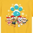 thumbnail image 3 of Paw Patrol - Pup Group Snowy Pawprint - Toddler And Youth Short Sleeve Graphic T-Shirt, 3 of 6