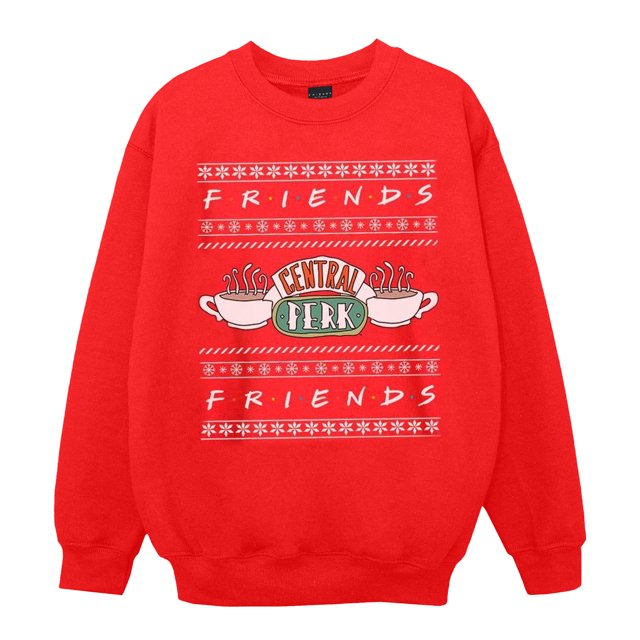 Friends Girls Fair Isle Central Perk Sweatshirt