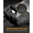 thumbnail image 2 of Guantes tácticos para hombre y mujer, guantes de moto negros con pantalla táctil y carcasa rígida para airsoft, paintball, motocross, caza, tiro, acampada, conducción de vehículos todoterreno,, 2 of 6