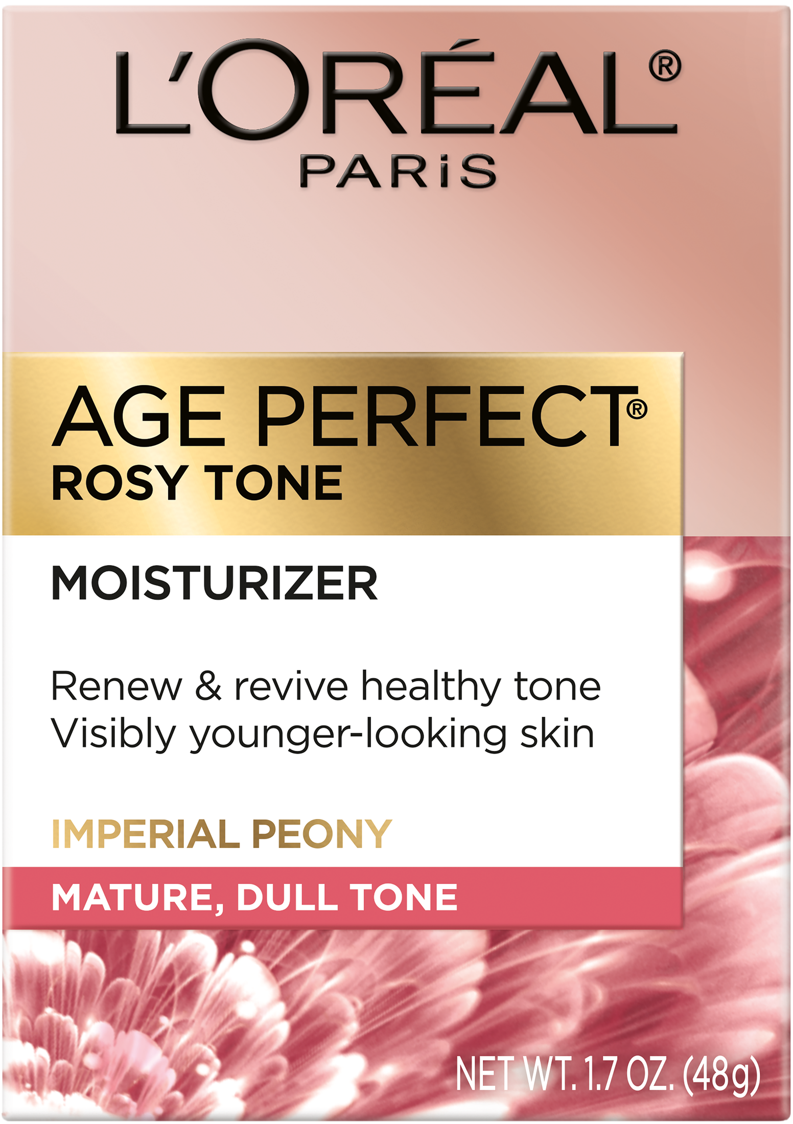 L'Oreal Paris Age Perfect Rosy Tone Face Moisturizer, 1.7 oz - image 3 of 8