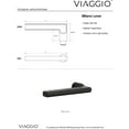 thumbnail image 7 of Viaggio Clomltmil_Sd_Rh Motivo Right Handed Solid Brass Non-Turning One-Sided Dummy Door, 7 of 7