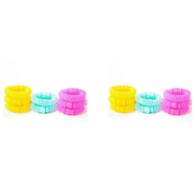 Moda 16 Piezas Rizador de Pelo Mágico Rodillo de Rizos en Espiral Herramienta de Peinado de Dónut Accesorios