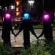 thumbnail image 5 of Decoración de jardín de Halloween con Luces LED Zulema Brujas gritando, 5 of 8