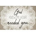 thumbnail image 2 of Allen, Kimberly 14x11 White Modern Wood Framed Museum Art Print Titled - God Knew, 2 of 4