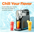 thumbnail image 3 of Mighty Rock Slushie Machine - Frozen Drink Maker with 5 Presets + Custom Option, Easy-Dispensing Lever for Margaritas & Frappes, Gray, 3 of 6
