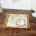 thumbnail image 5 of Espejo decorativo vintage de 11 x 9,5 pulgadas, para maquillaje de pared y de sobremesa.，Oro antiguo cuadrado, 5 of 5