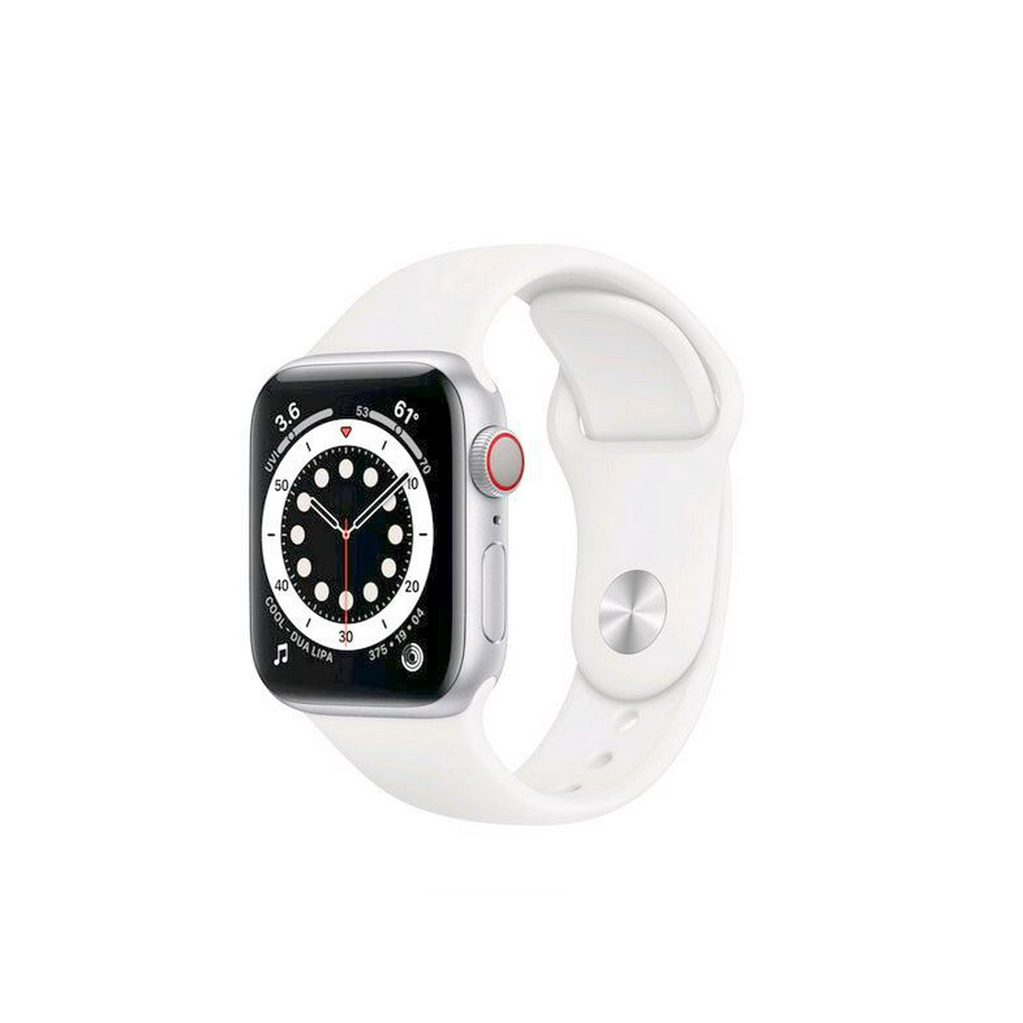 AppleWatch Series 6 (GPS + Cellular, 40mm) - Silver Aluminum Case