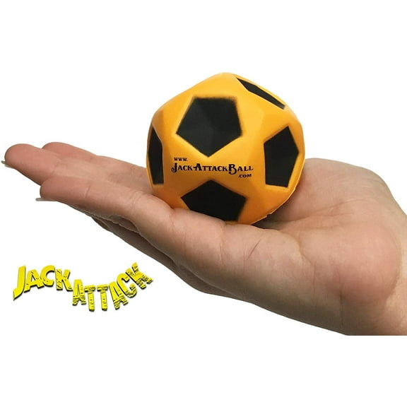 High Bounce Rubber Ball by Jack Attack Style "KOO KOO" Ball For Kids Boys Girls Teens Summer Toy Best For Park Back Yard Summer Toy Gifts Under 10 (orange)