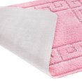 thumbnail image 6 of Ottomanson Cathy Washable Non-Slip Rubberback Polypropylene Pink Bath Rug Set, 3 Piece, 6 of 8